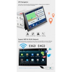 10.1” Android 7.1 Dernières quad base Double Din Car Stereo 2G 16G Navigation GPS lecteur Dash DVD de voiture avec Bluetooth WIFI... 10.1” Android 7.1 Dernières quad base Double Din Car Stereo 2G 16G Navigation GPS lecteur Dash DVD de voiture avec Bluetooth WIFI...