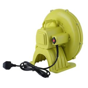 Pompe Gonflable de Ventilateur d/’Air avec Moteur en Cuivre et Cage en Plastiques Techniques PP 380W pour Ch/âteau Gonflable et Barbecue Jaune
