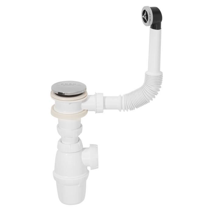 WIRQUIN Ensemble fermeture Quick-Clac - Trop-plein exterieur - Lavabo