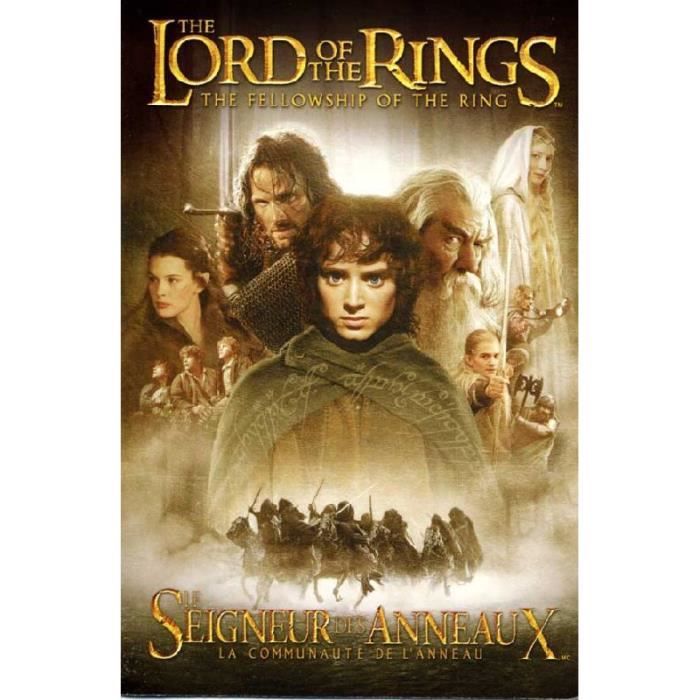 Le Seigneur Des Anneaux Film Ordre Affiche du film Le Seigneur des anneaux la communauté de l'anneau (28 x