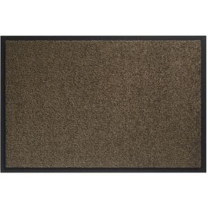 TAPIS D'ENTRÉE Tapis d´entrée TWISTER - Marron brun - 90x150 cm -