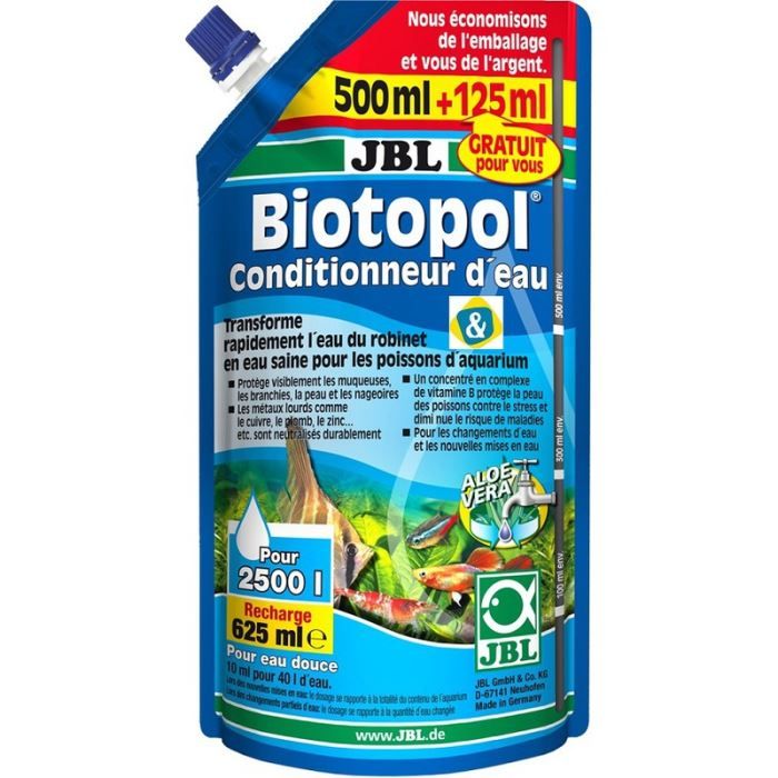 JBL Recharge Biotopol - Pour aquarium - 625ml