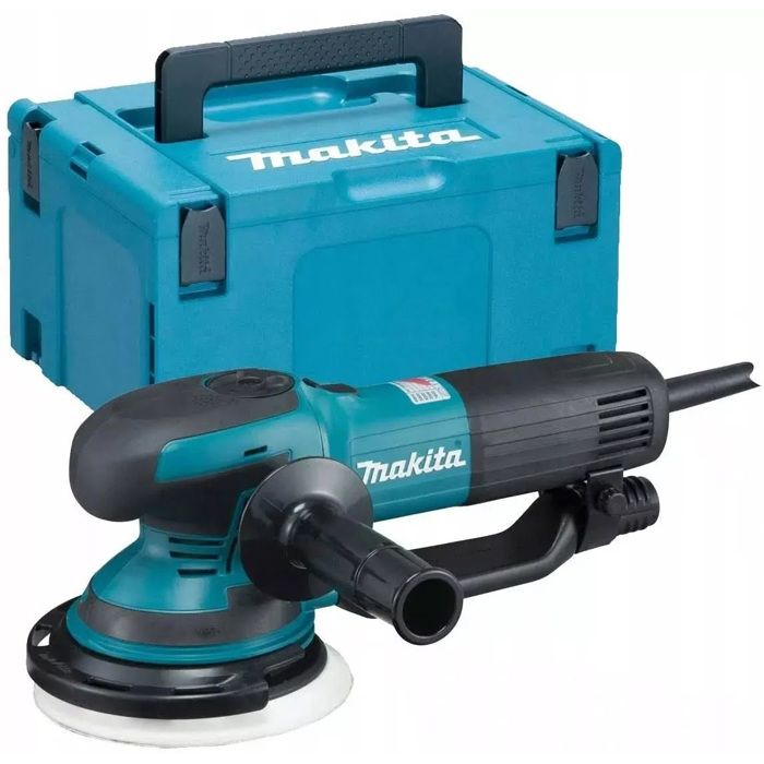 MAKITA Ponceuse excentrique 150 mm 750 W BO6050J avec 3 abrasifs et coffret Makpac