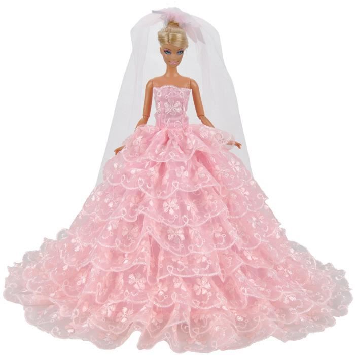 ETING Rose Magnifique Robe de mariée Princesse robe de vêtements