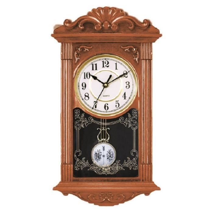 Horloge Murale En Bois Avec Balancier