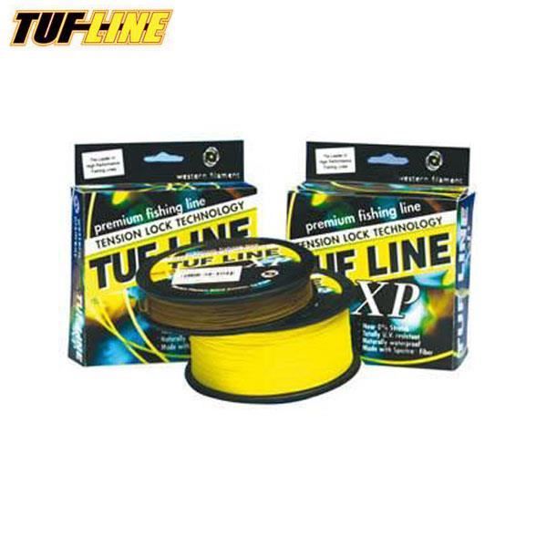 TRESSE DE PECHE TUF LINE XP MADE USA Modèle  135 M / JAUNE / 30 LBS