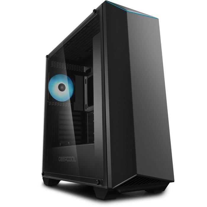 DEEPCOOL Earlkase RGB V2 (Verre trempé) - Boîtier sans alimentation - Format ATX