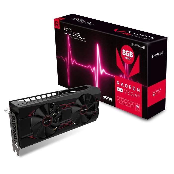 SAPPHIRE Carte graphique PULSE RADEON RX VEGA 56 (UEFI)