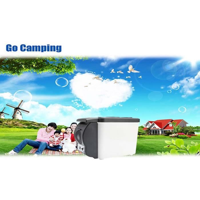 HUANJIE 12V 6L Portable Voiture Réfrigérateur3