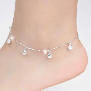 BRACELET , GOURMETTE 5 Bells femmes chaîne cheville Bracelet Pieds nus