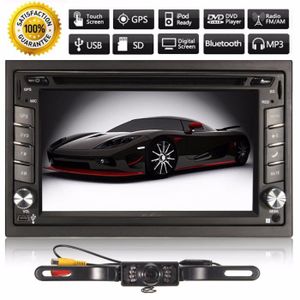 TEMPSA 6.2'' Bluetooth GPS HD 2 DIN Autoradio Stéréo Écran tactile DVD MP3 FM USB SD TV+Caméra 12V Télécommande TEMPSA 6.2'' Bluetooth GPS HD 2 DIN Autoradio Stéréo Écran tactile DVD MP3 FM USB SD TV+Caméra 12V Télécommande