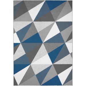 TAPIS MADRID Tapis style contemporain 200X290 cm Argent 