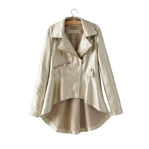Karim Trap Femme Couleur En Foncée Veste Marron Cuir Perfecto q7qSZ