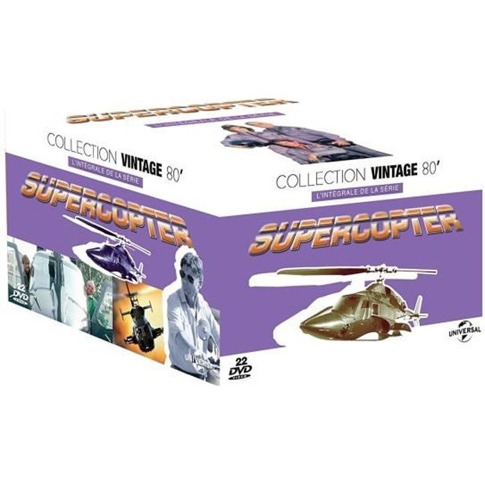 DVD Coffret Supercopter L'intégrale en dvd série pas cher JanMichael VincentErnest DVD Coffret Supercopter L'intégrale en dvd série pas cher JanMichael VincentErnest
