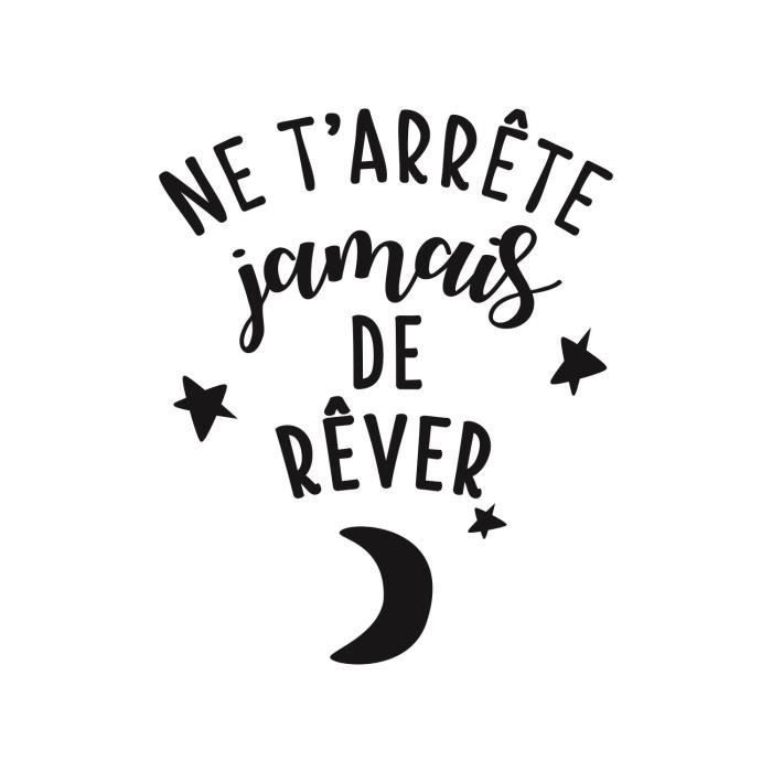 Stickers adhésif mural Rêver - 55x68cm