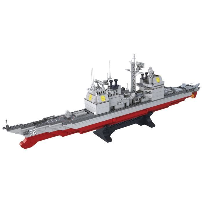 Briques Compatibles Lego Construction Aircraft Carrier Croiseur Sluban