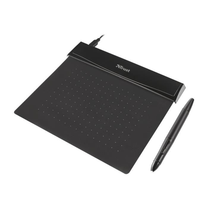 TRUST Tablette graphique Flex Design 14 x 10 cm filaire USB noir