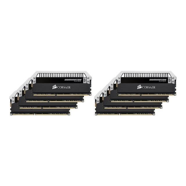 CORSAIR   DOMINATOR PLATINUM   MÉMOIRE RAM   DDR3 2133   64 GO