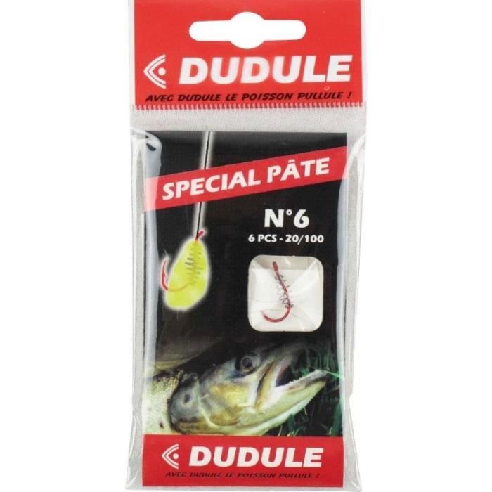 DUDULE Hameçons Montés Spécifiques ROYAL FISH SPECIAL PATE A Truite N 6