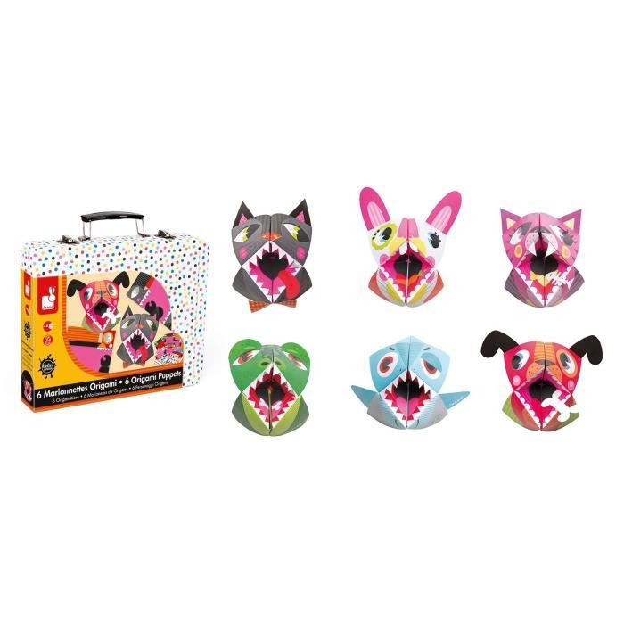 JANOD Marionnettes Origami ''Animaux''