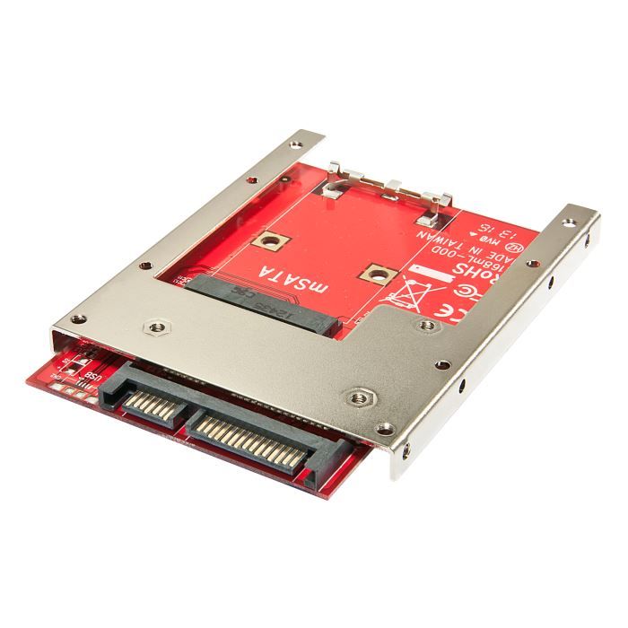 LINDY Adaptateur de montage SATA 2,5 pour disques SSD mSATA\