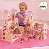 MAISON POUPÉE Maison de poupées château de princesse en bois … MAISON POUPÉE Maison de poupées château de princesse en bois …