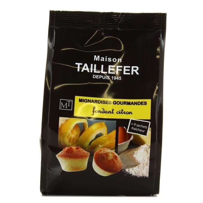 MAISON TAILLEFER Mignardise Citron Sachet de 9 -135g