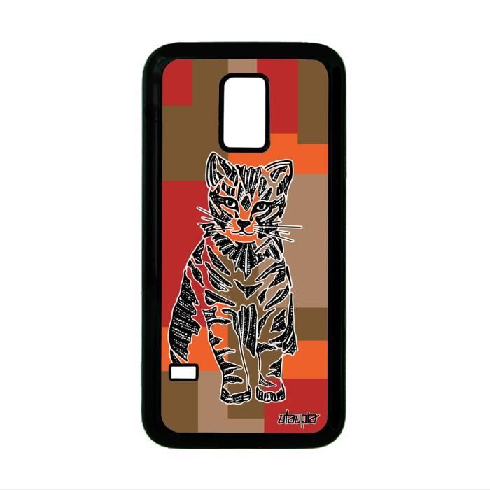 coque samsung s5 silicone chat