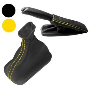 AERZETIX : Soufflet De Levier De Vitesse En Simili Cuir Gris