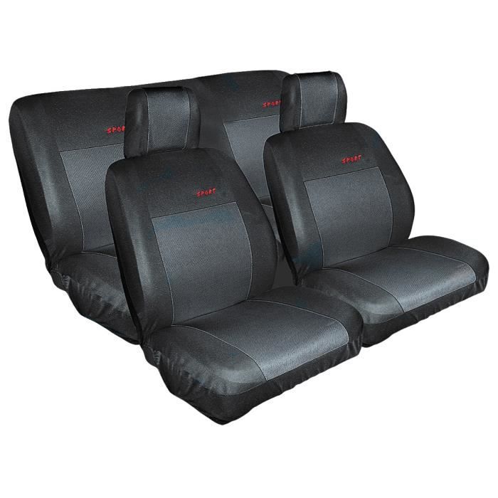 Housses sport - x8 - Noir