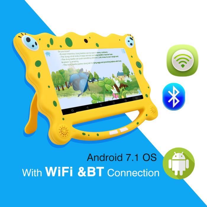 Tablette Tactile  7C0 1Go+8Go Jaune2