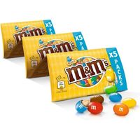 CONFISERIE DE CHOCOLAT M&M's Lot de 5 paquets de Bonbons à La Cacahuète e CONFISERIE DE CHOCOLAT M&M's Lot de 5 paquets de Bonbons à La Cacahuète e