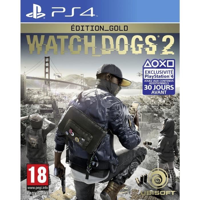 Watch Dogs 2 Edition Gold Jeu PS4