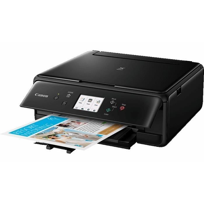 CANON Imprimante jet d'encre Pixma TS6150 Multifonction 3 en 1 Noire - WiFi - Couleur - A4