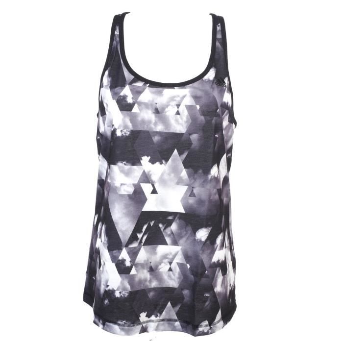ADIDAS Débardeur Printed Tank - Femme - Noir et Imprimé