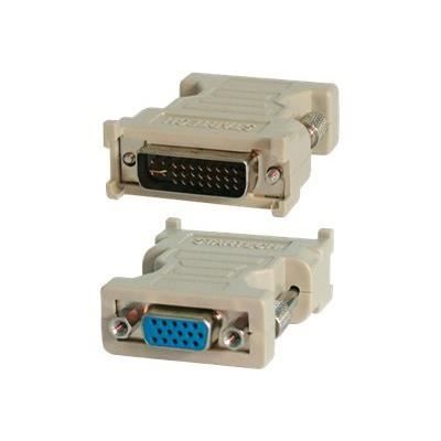 STARTECH Adaptateur DVI vers VGA - Convertisseur DVI-I vers HD15 - M/F - Beige