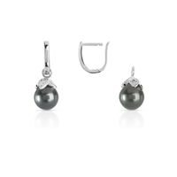Boucle d'oreille MATY Boucles d'oreilles argent 925 perle de tahiti Boucle d'oreille MATY Boucles d'oreilles argent 925 perle de tahiti