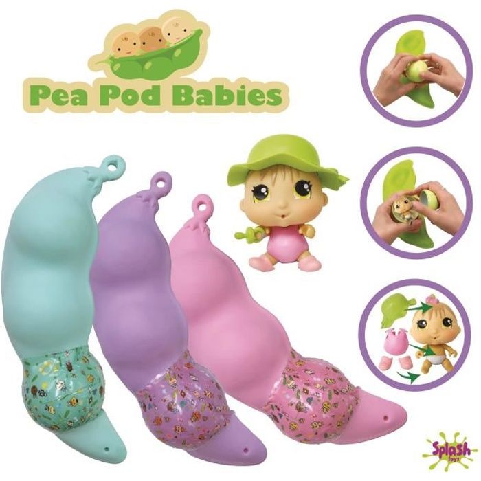 SPLASH-TOYS Jouet Pea pod babies asst - Plus surprises