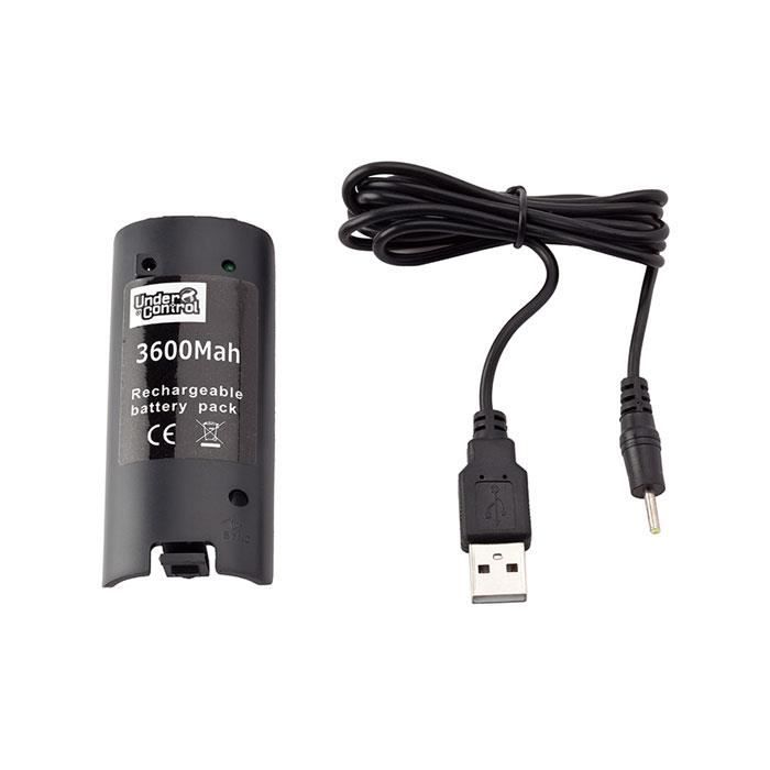 Pack batterie Wii / Wii U Noir Under Control