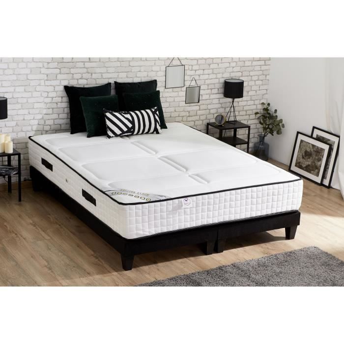 CONFORT DESIGN Matelas 180x200 - Latex et mousse - Equilibré - 30 cm - HOTEL LUXE