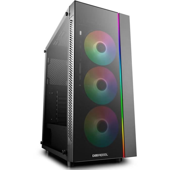 DEEPCOOL - MATREXX 55 ADD-RGB 3F - Boitier PC sans alimentation - Moyen tour Format E-ATX - DP-ATX-MATREXX55-AR-3F