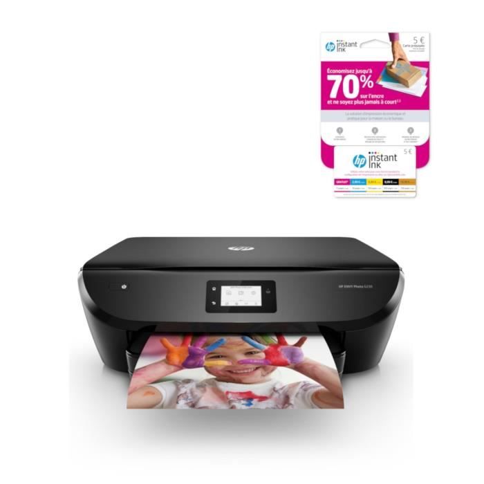HP Envy Photo 6230 + carte Instant Ink crédit de 5€ sur votre compte