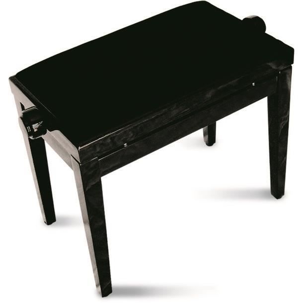 DELSON Banquette piano noire reglable