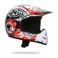 AMX Casque Cross DRAGON 505 Déco Blanc