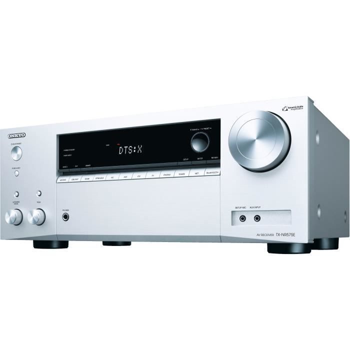 ONKYO TX-NR575E(S) Amplificateur Tuner Argenté A/V réseau 7,2 canaux