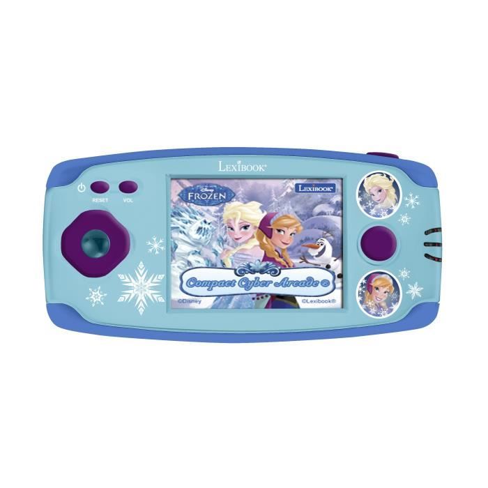 LEXIBOOK -LA REINE DES NEIGES - Console de Jeu Enfant avec 150 Jeux, Fille, à partir de 5 ans.
