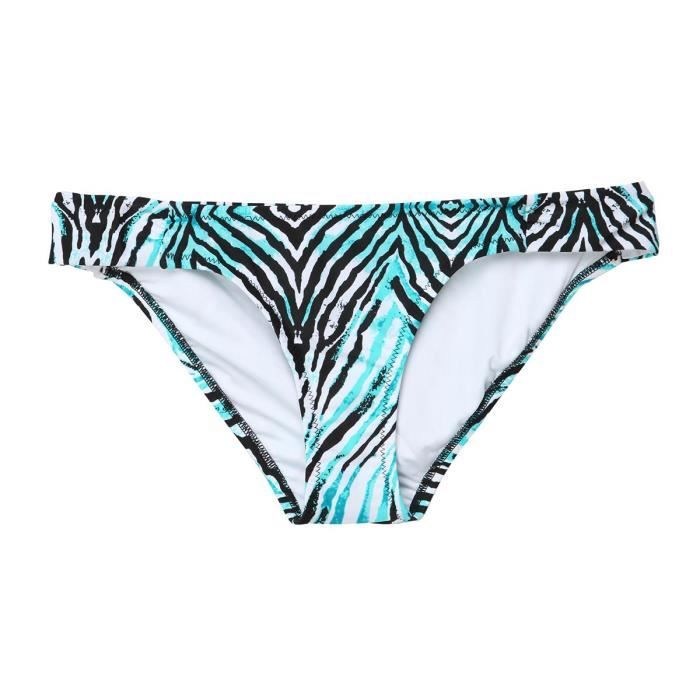 VOLCOM Bas de Bikini Wild Marks Modest - Femme - Bleu