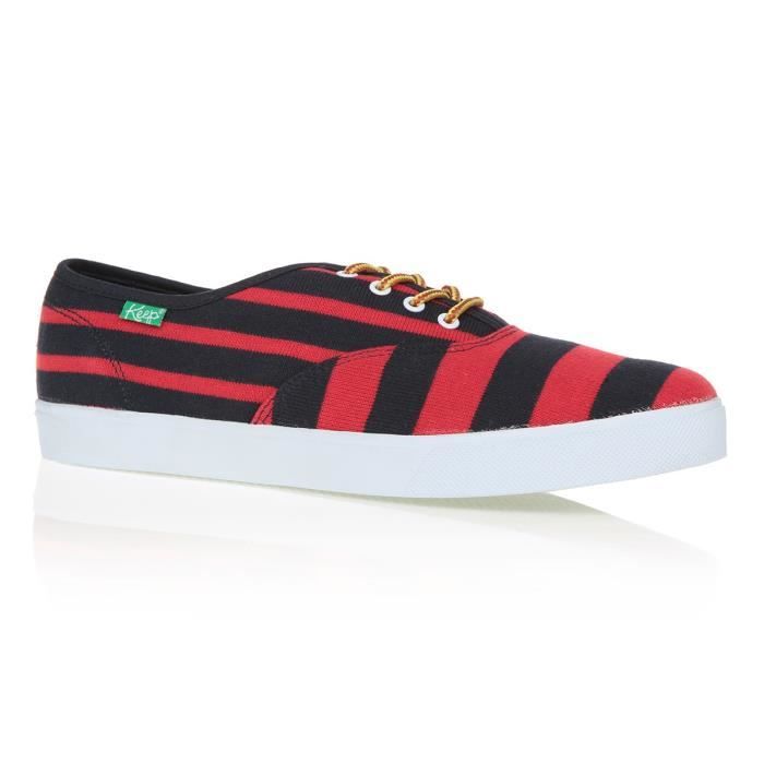 KEEP Baskets Homer Fisherman - Mixte - Rouge et Noir