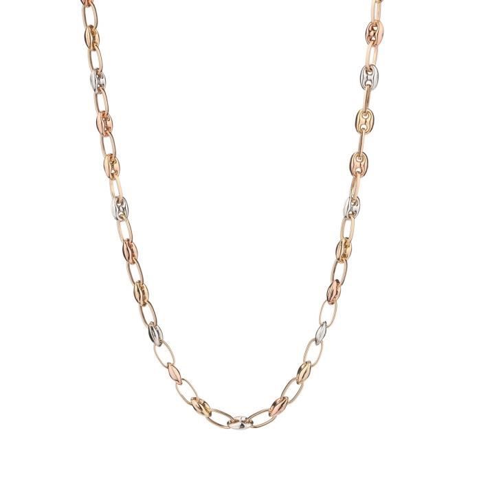 Les Bijoux d'Emma - Collier Maille Grain de Café - OR 9CT