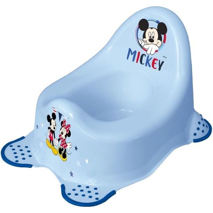 MICKEY Vase de Nuit a Pieds Antiderapants Bleu - Disney Baby